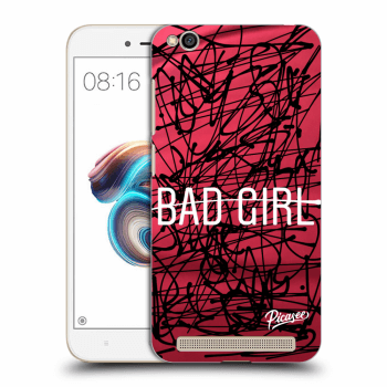Picasee silikonový černý obal pro Xiaomi Redmi 5A - Bad girl
