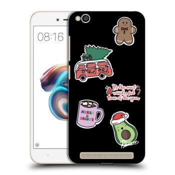 Obal pro Xiaomi Redmi 5A - Christmas Stickers