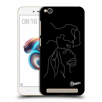 Picasee silikonový černý obal pro Xiaomi Redmi 5A - Forehead kiss White