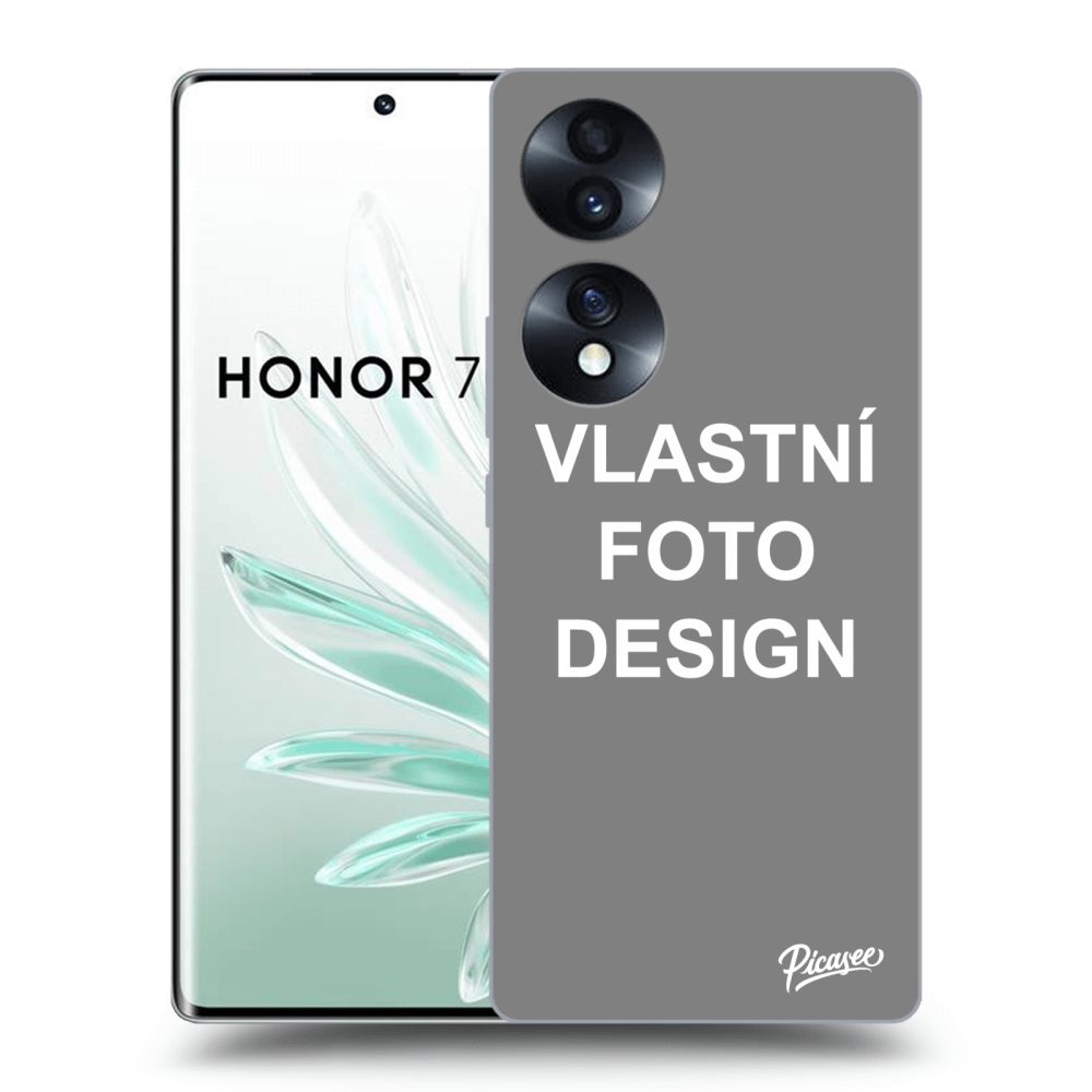 Picasee silikonový průhledný obal pro Honor 70 - Vlastní fotka/motiv