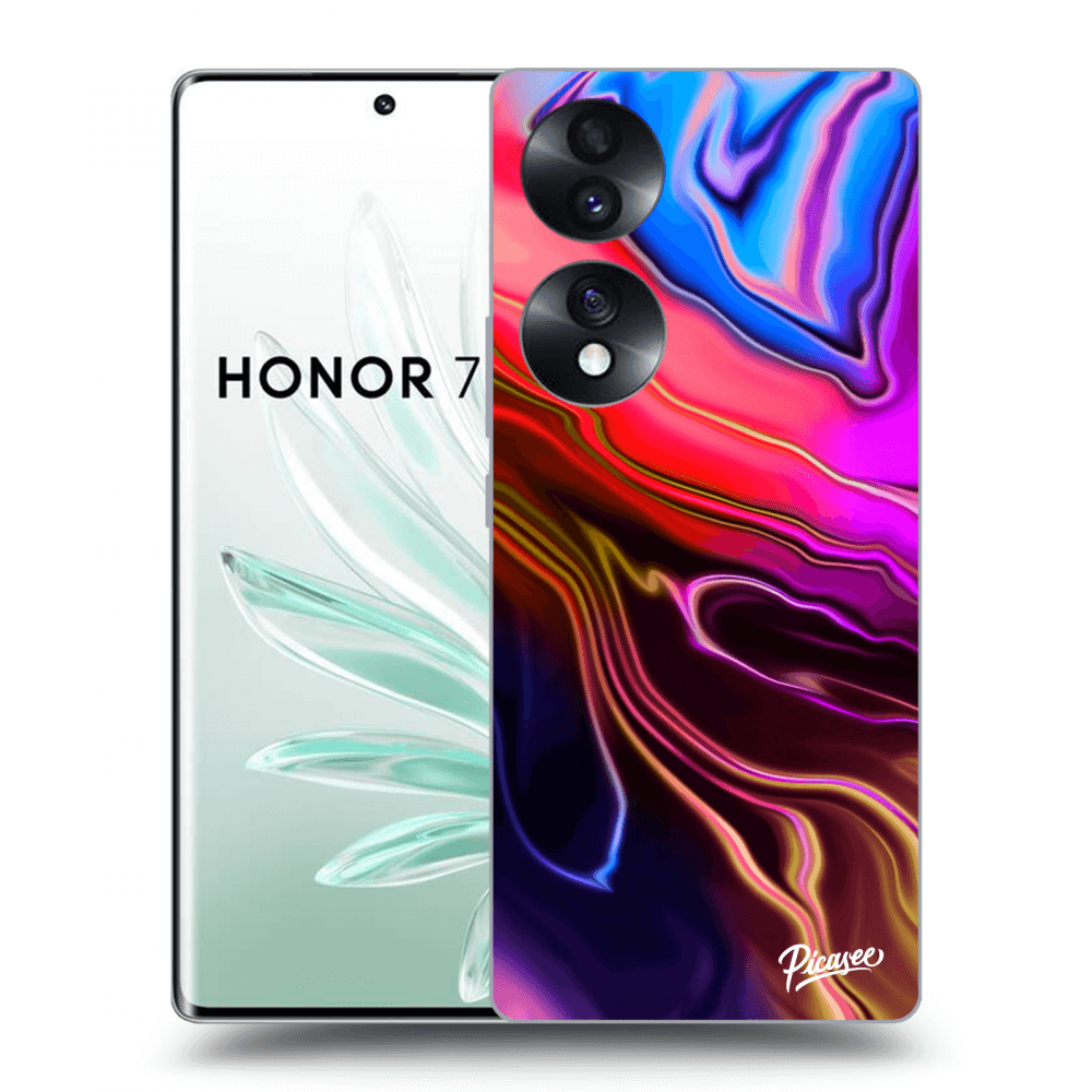 Picasee silikonový průhledný obal pro Honor 70 - Electric
