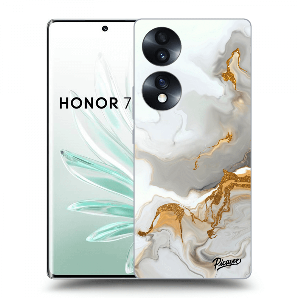 Picasee silikonový průhledný obal pro Honor 70 - Her