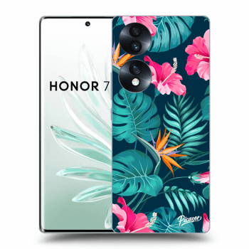 Obal pro Honor 70 - Pink Monstera