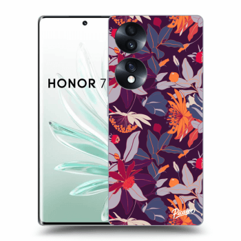 Picasee ULTIMATE CASE pro Honor 70 - Purple Leaf