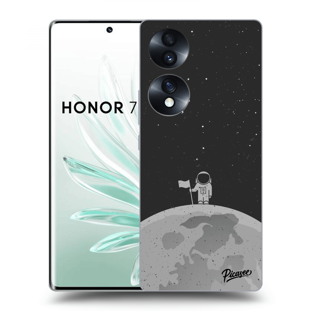 Picasee silikonový černý obal pro Honor 70 - Astronaut