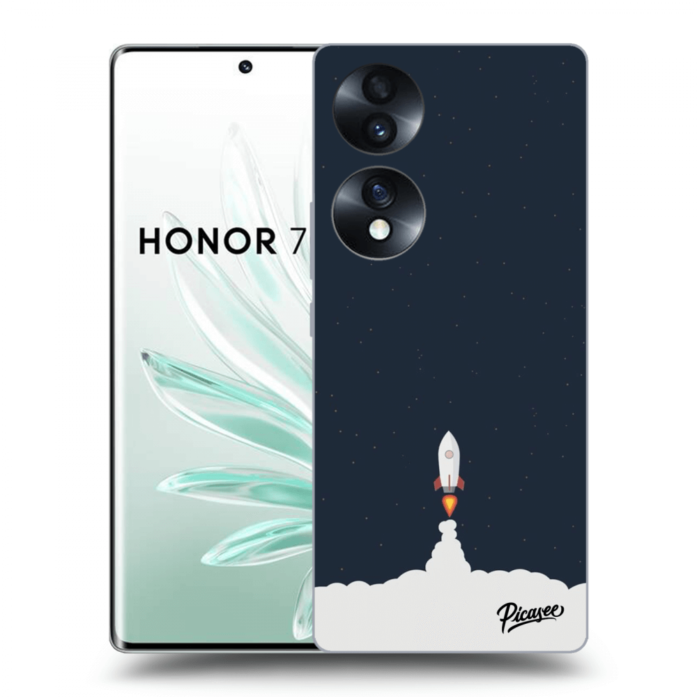 Picasee silikonový černý obal pro Honor 70 - Astronaut 2