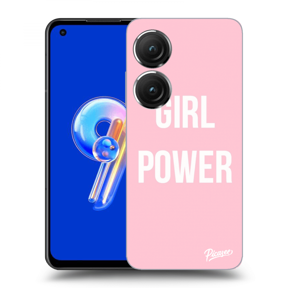 Picasee silikonový průhledný obal pro Asus Zenfone 9 - Girl power