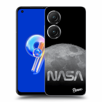 Picasee silikonový průhledný obal pro Asus Zenfone 9 - Moon Cut