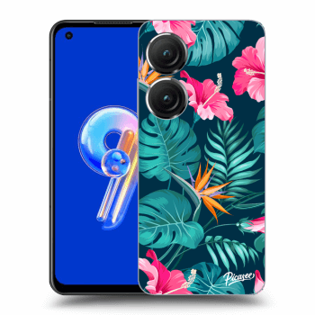 Obal pro Asus Zenfone 9 - Pink Monstera