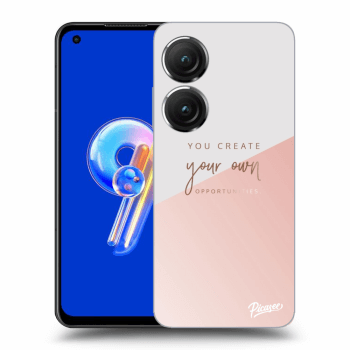 Picasee silikonový průhledný obal pro Asus Zenfone 9 - You create your own opportunities