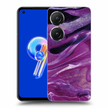 Obal pro Asus Zenfone 9 - Purple glitter