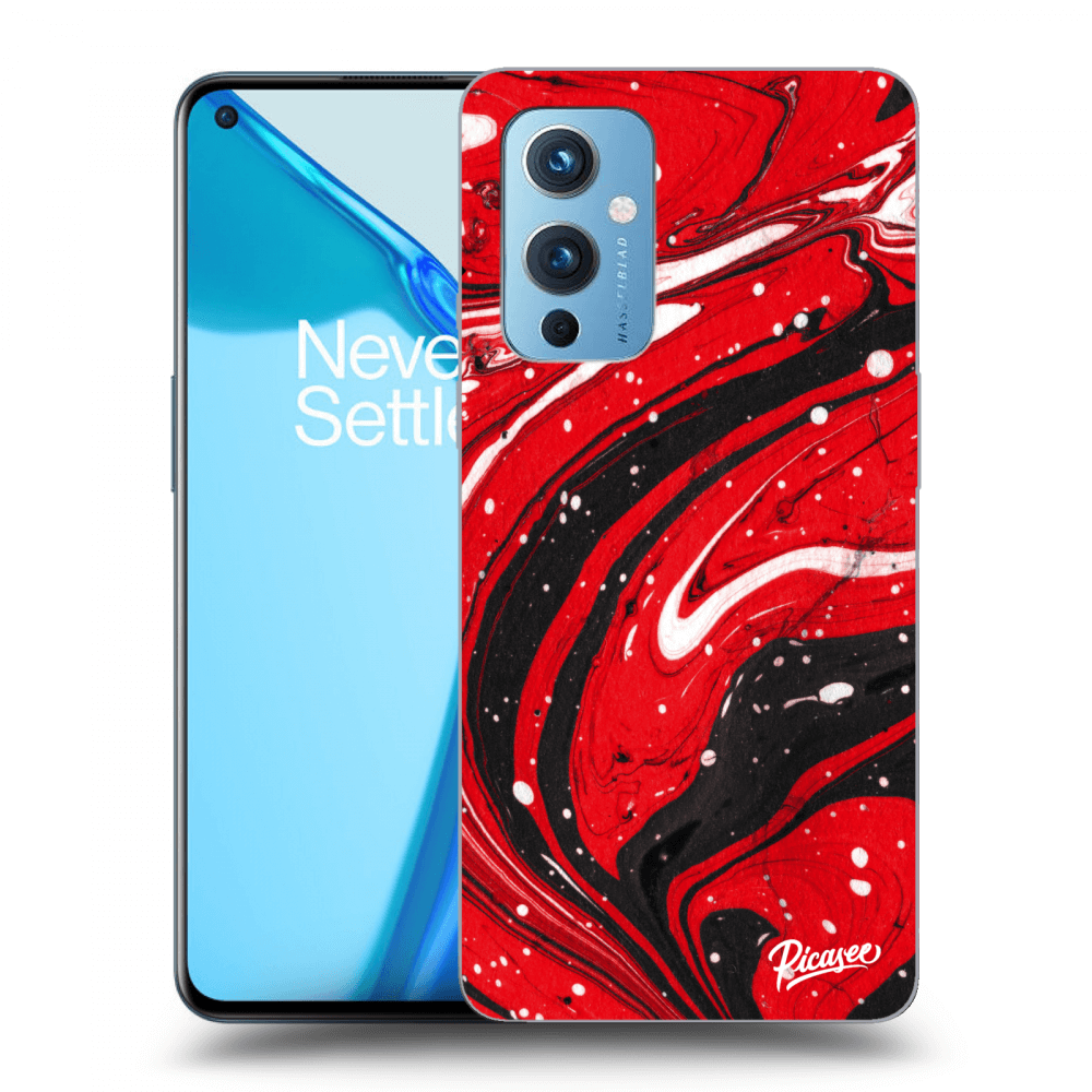 Picasee ULTIMATE CASE pro OnePlus 9 - Red black