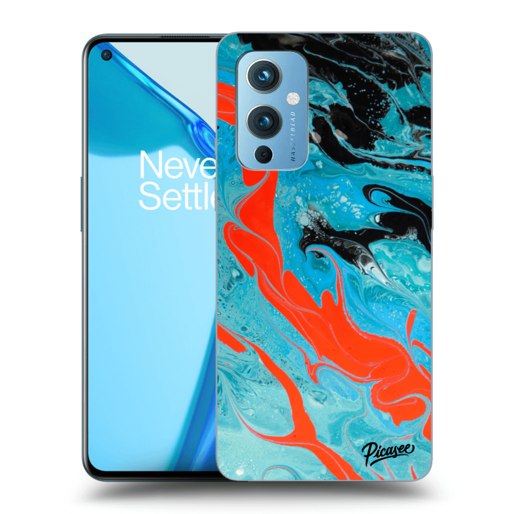 Picasee ULTIMATE CASE pro OnePlus 9 - Blue Magma