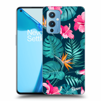 Obal pro OnePlus 9 - Pink Monstera