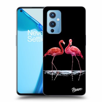 Obal pro OnePlus 9 - Flamingos couple