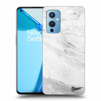 Obal pro OnePlus 9 - White marble