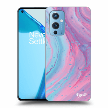 Obal pro OnePlus 9 - Pink liquid