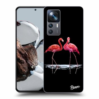 Obal pro Xiaomi 12T - Flamingos couple
