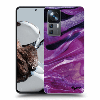 Obal pro Xiaomi 12T - Purple glitter