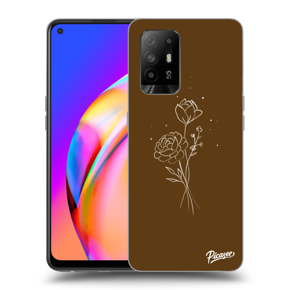ULTIMATE CASE Pro OPPO A94 5G - Brown Flowers