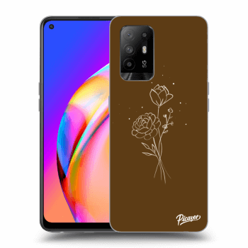 Obal pro OPPO A94 5G - Brown flowers
