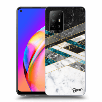 Obal pro OPPO A94 5G - Black & White geometry