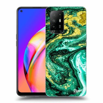 Obal pro OPPO A94 5G - Green Gold