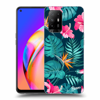 Obal pro OPPO A94 5G - Pink Monstera