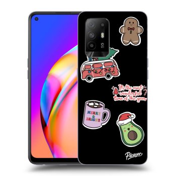 Obal pro OPPO A94 5G - Christmas Stickers