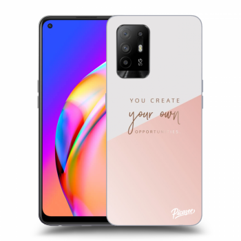 Picasee silikonový černý obal pro OPPO A94 5G - You create your own opportunities