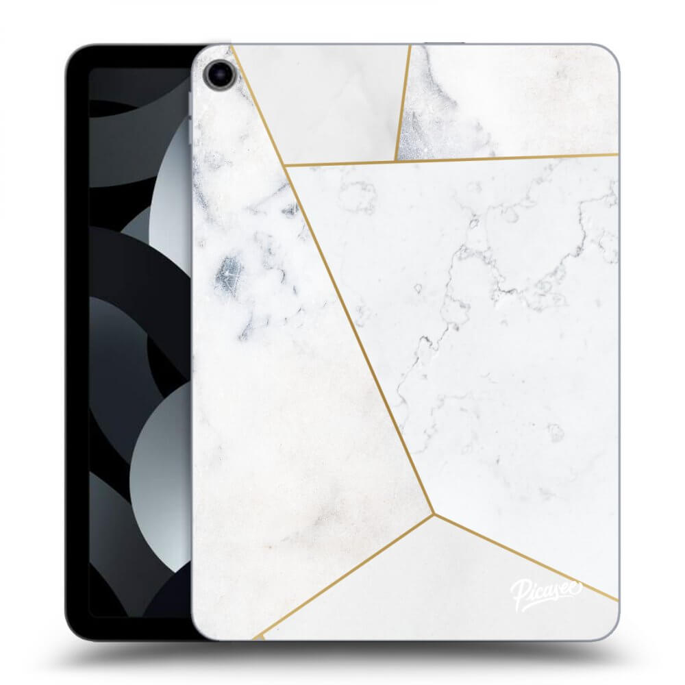 Picasee silikonový průhledný obal pro Apple iPad 10,9" 2022 (10.generace) - White tile