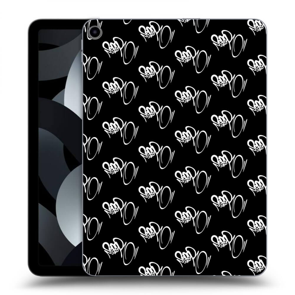 Picasee silikonový černý obal pro Apple iPad 10,9" 2022 (10.generace) - Separ - White On Black
