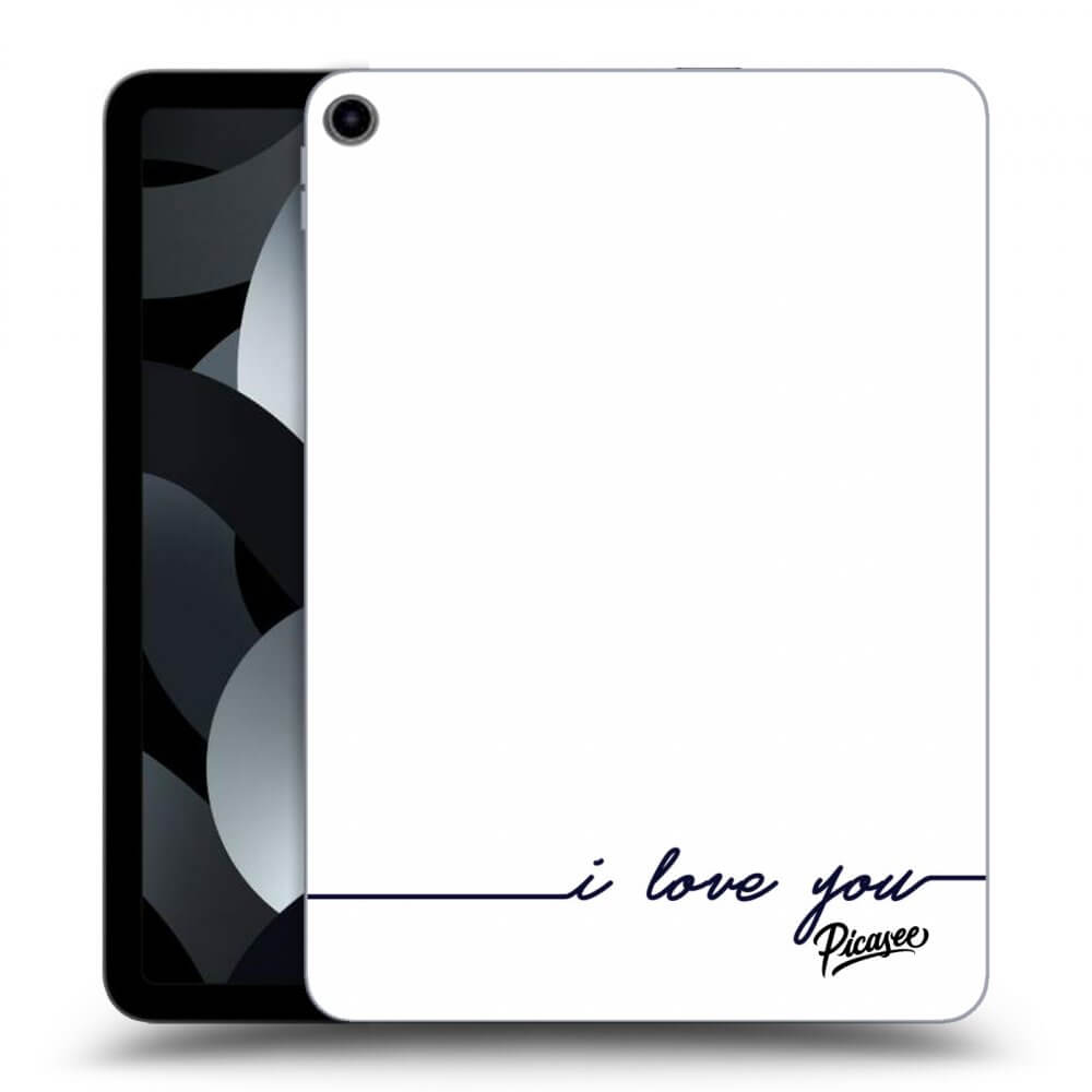 Silikonový černý Obal Pro Apple IPad 10,9 2022 (10.generace) - I Love You