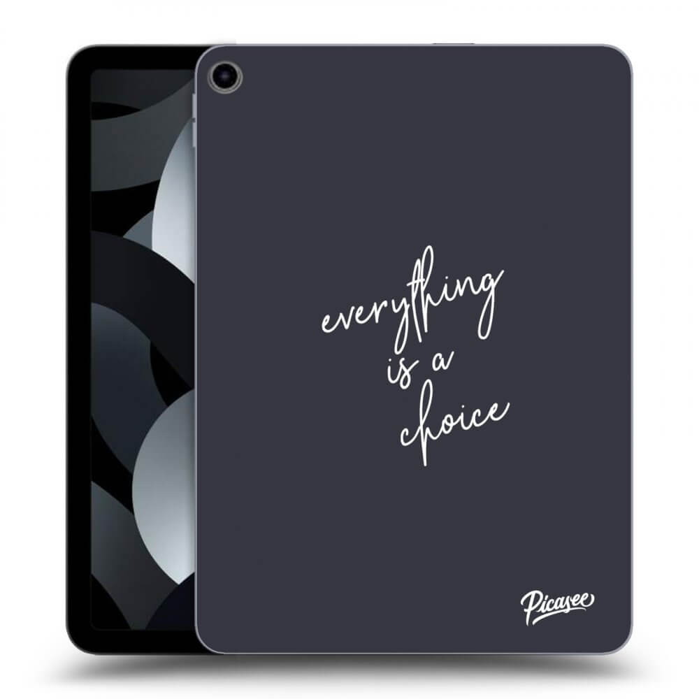 Picasee silikonový černý obal pro Apple iPad 10,9" 2022 (10.generace) - Everything is a choice