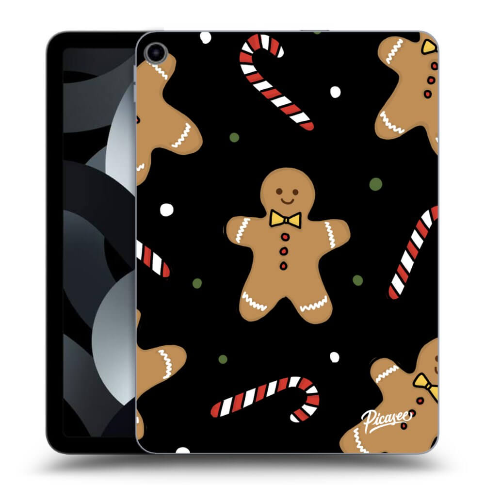 Picasee silikonový černý obal pro Apple iPad 10,9" 2022 (10.generace) - Gingerbread