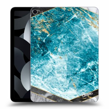 Picasee silikonový černý obal pro Apple iPad 10,9" 2022 (10.generace) - Blue geometry