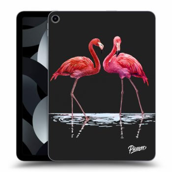 Picasee silikonový černý obal pro Apple iPad 10,9" 2022 (10.generace) - Flamingos couple