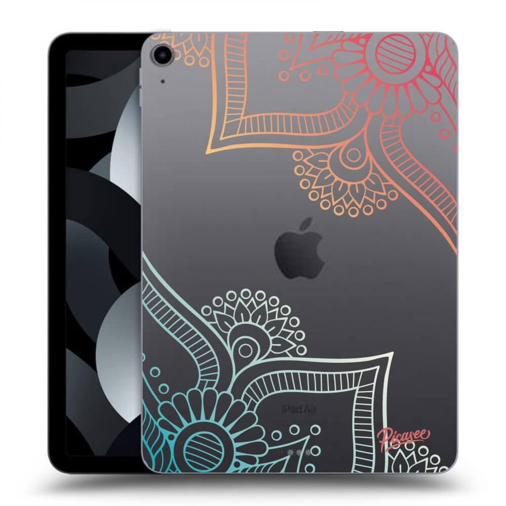 Picasee silikonový průhledný obal pro Apple iPad 10,9" 2022 (10.generace) - Flowers pattern