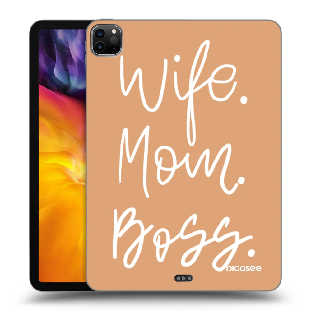Picasee silikonový černý obal pro Apple iPad Pro 11" 2022 M2 (4.generace) - Boss Mama