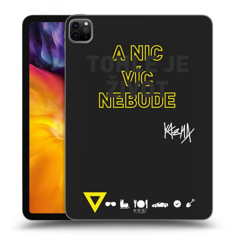 Picasee silikonový černý obal pro Apple iPad Pro 11" 2022 M2 (4.generace) - Kazma - TOHLE JE ŽIVOT A NIC VÍC NEBUDE