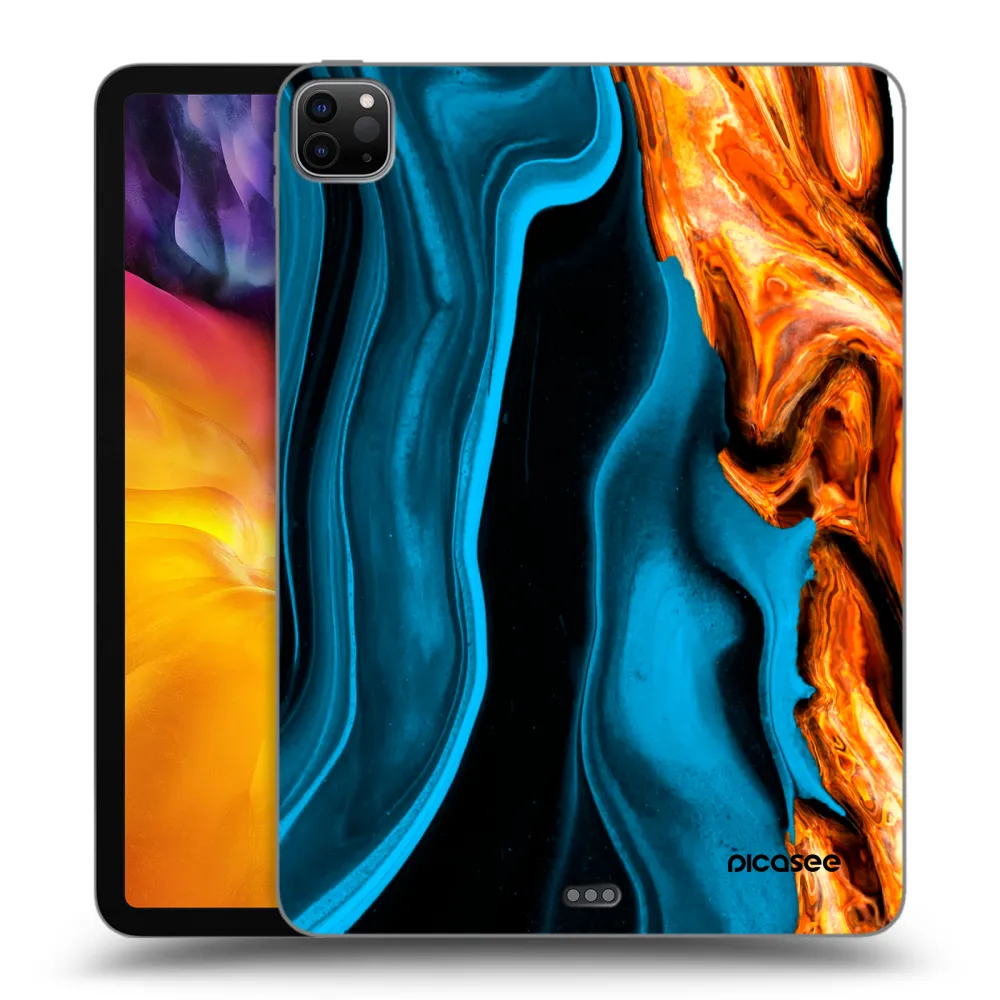 Picasee silikonový černý obal pro Apple iPad Pro 11" 2022 M2 (4.generace) - Gold blue
