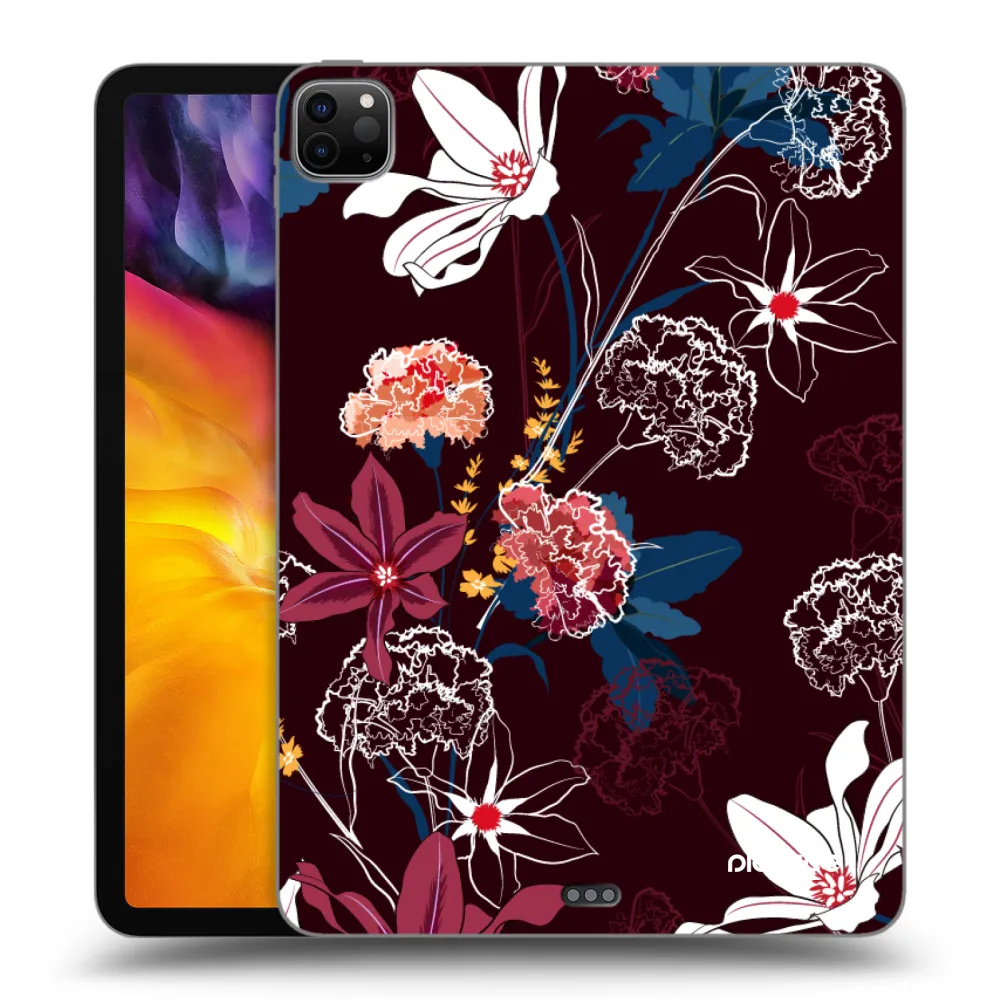 Picasee silikonový černý obal pro Apple iPad Pro 11" 2022 M2 (4.generace) - Dark Meadow