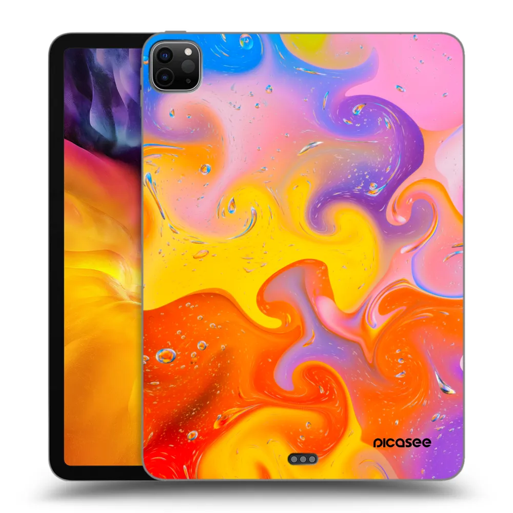Picasee silikonový černý obal pro Apple iPad Pro 11" 2022 M2 (4.generace) - Bubbles