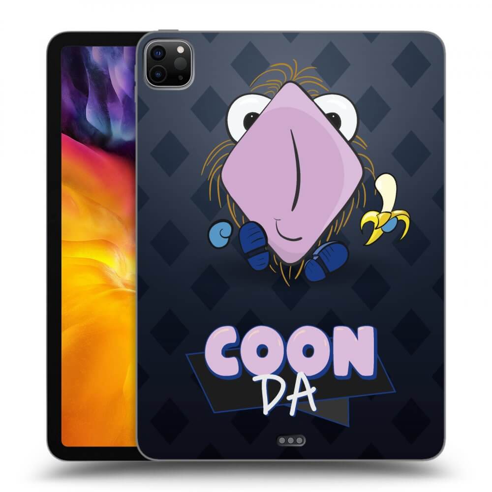 Picasee silikonový černý obal pro Apple iPad Pro 11" 2022 M2 (4.generace) - COONDA chlupatka - tmavá