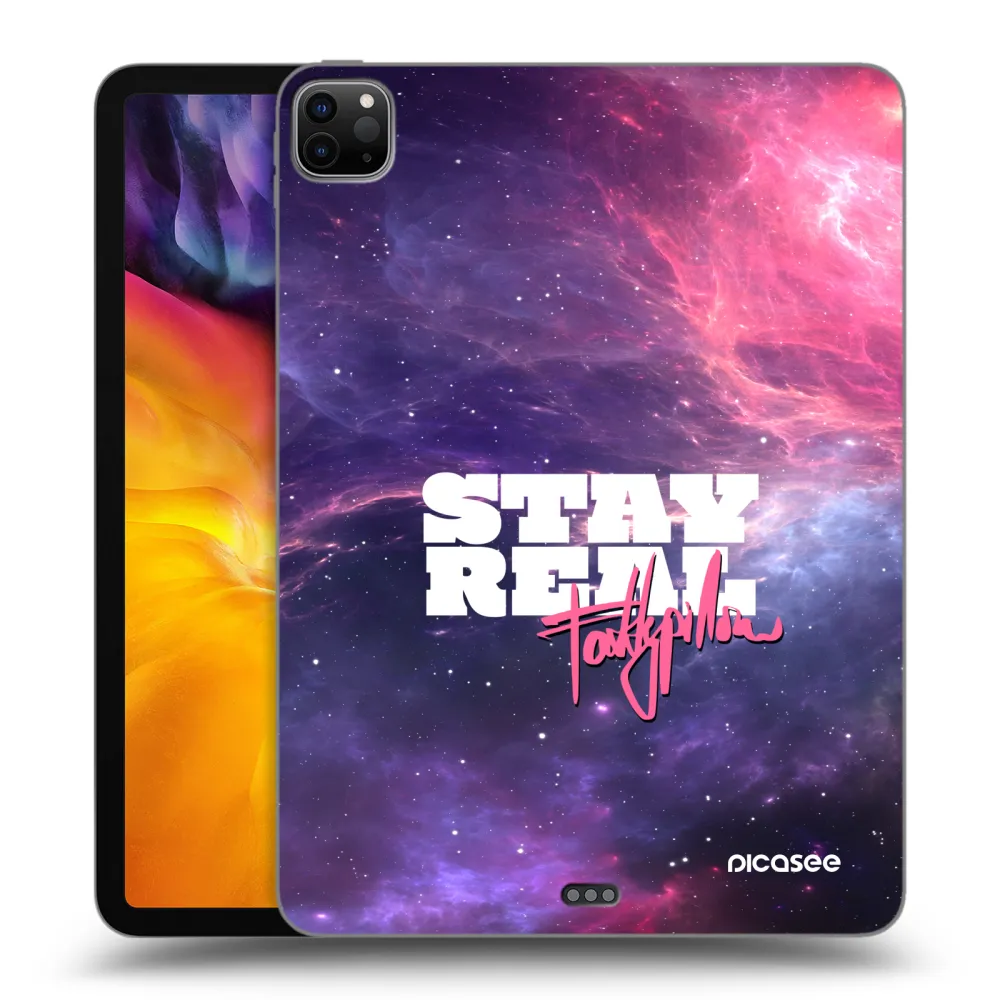 Picasee silikonový černý obal pro Apple iPad Pro 11" 2022 M2 (4.generace) - Stay Real