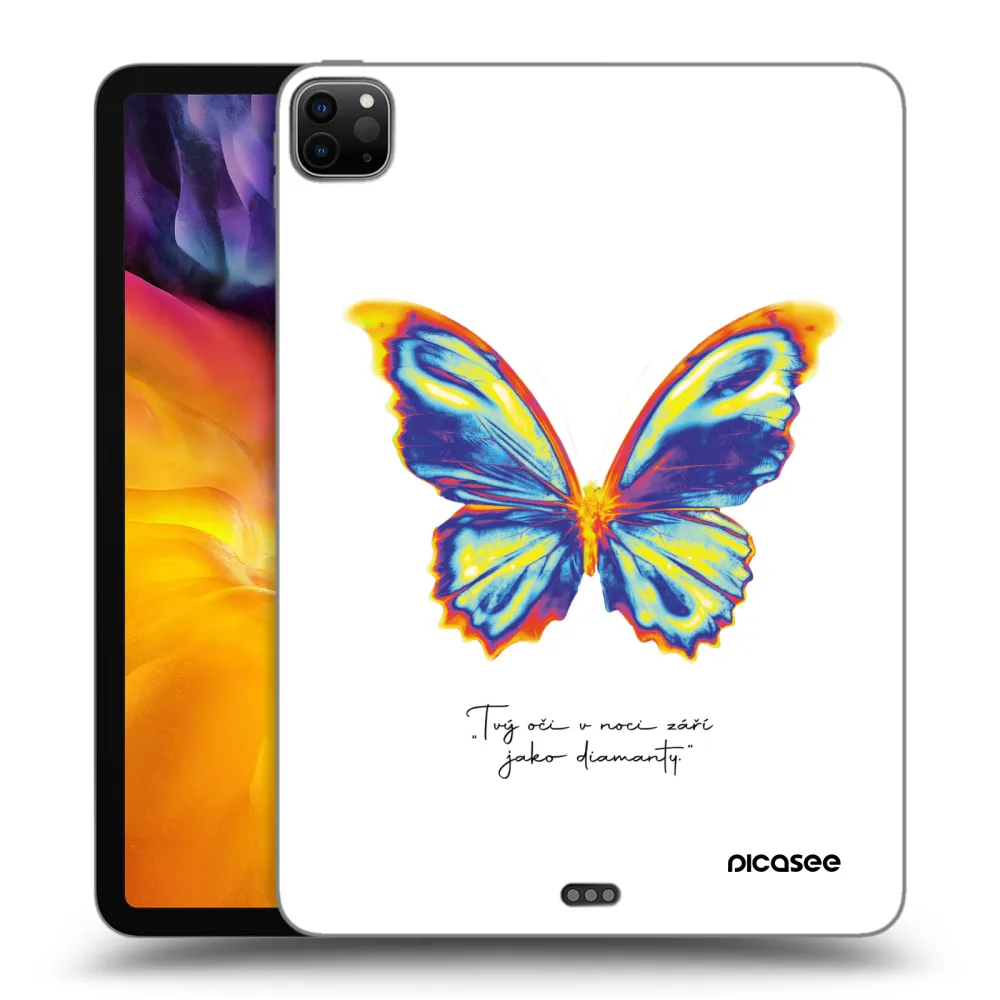 Picasee silikonový černý obal pro Apple iPad Pro 11" 2022 M2 (4.generace) - Diamanty White