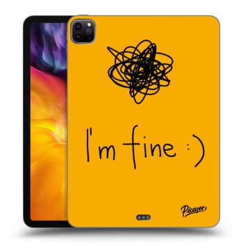 Picasee silikonový černý obal pro Apple iPad Pro 11" 2022 M2 (4.generace) - I am fine