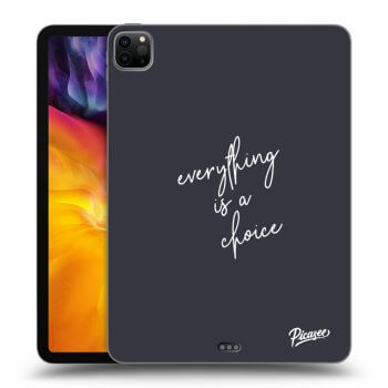 Picasee silikonový černý obal pro Apple iPad Pro 11" 2022 M2 (4.generace) - Everything is a choice