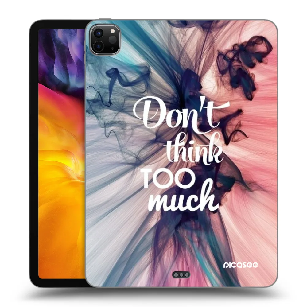 Picasee silikonový černý obal pro Apple iPad Pro 11" 2022 M2 (4.generace) - Nemysli tolik