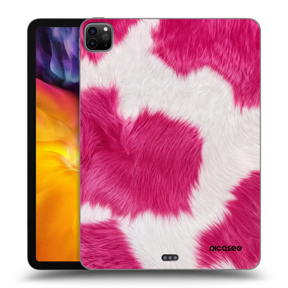 Picasee silikonový černý obal pro Apple iPad Pro 11" 2022 M2 (4.generace) - Pink Moo